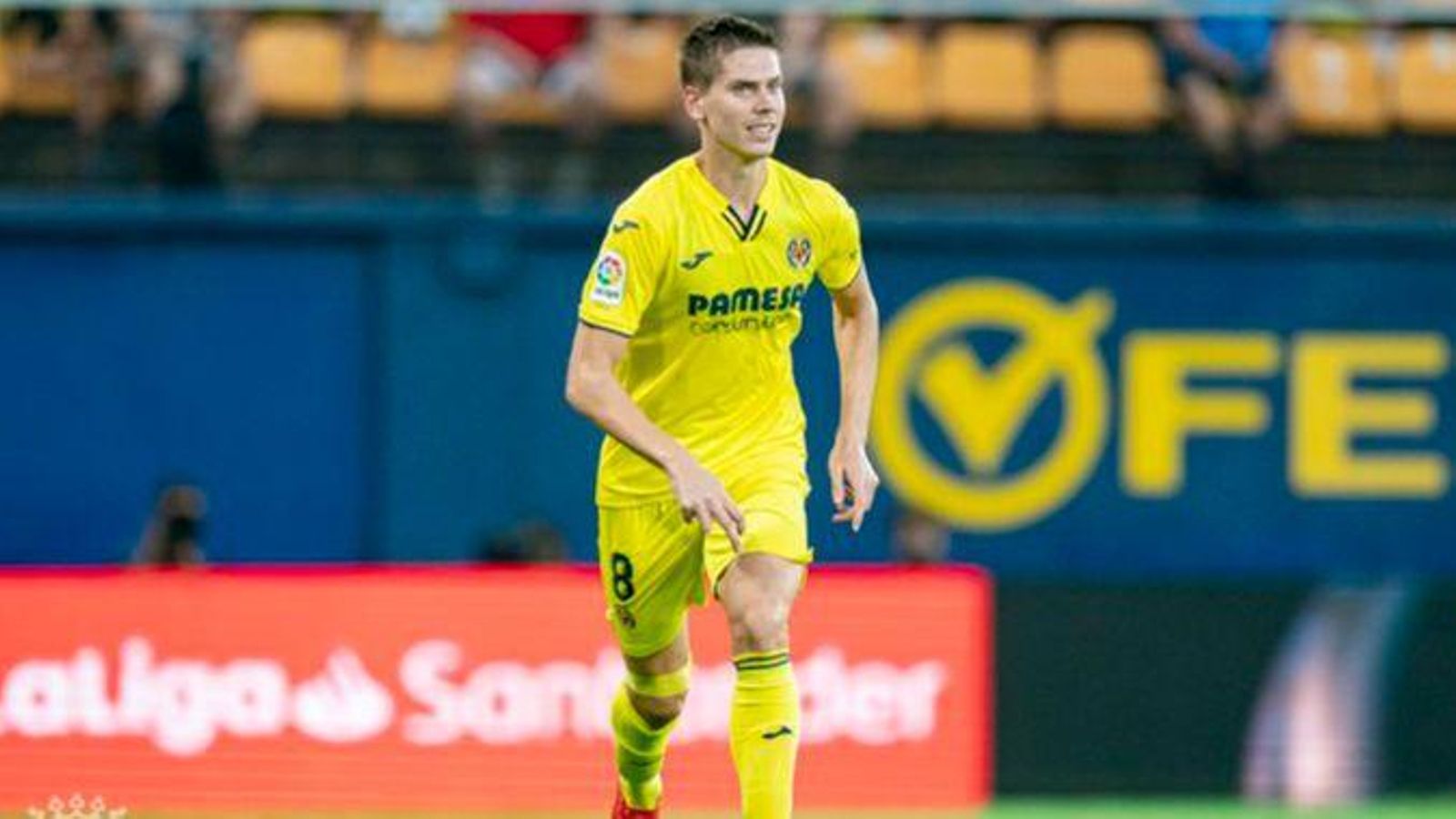 El jugador del Vila-real, Juan Foyth