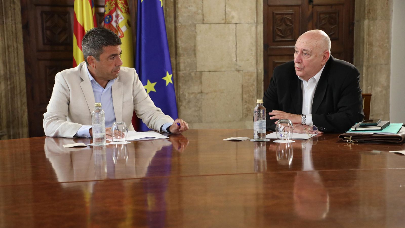 Carlos Mazón es reunix amb ATA Comunitat Valenciana per a denunciar que 5.000 autònoms no estan cobrant la prestació extraordinària per la dana