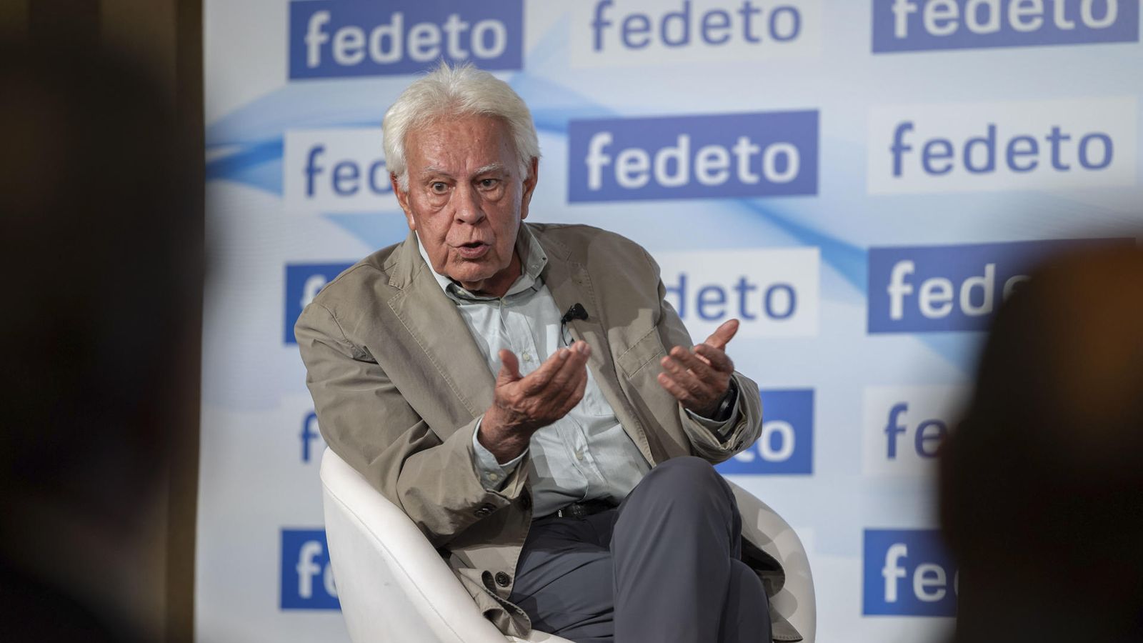 L'expresident Felipe González, este dimarts a Toledo