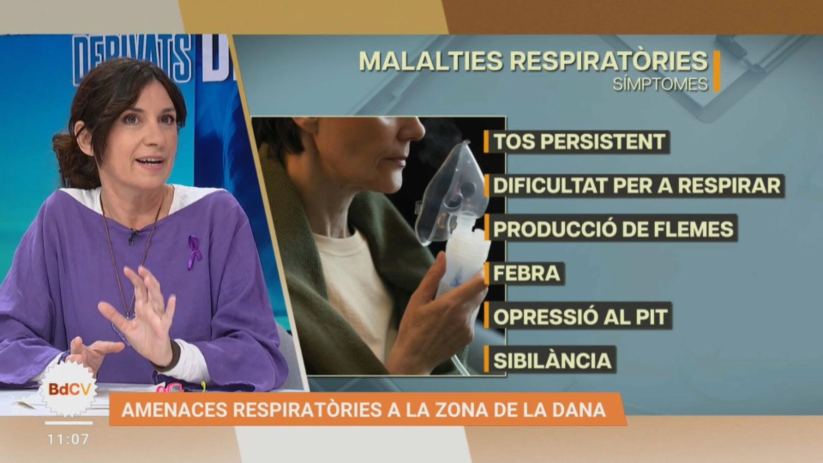 Malalties respiratòries per la DANA