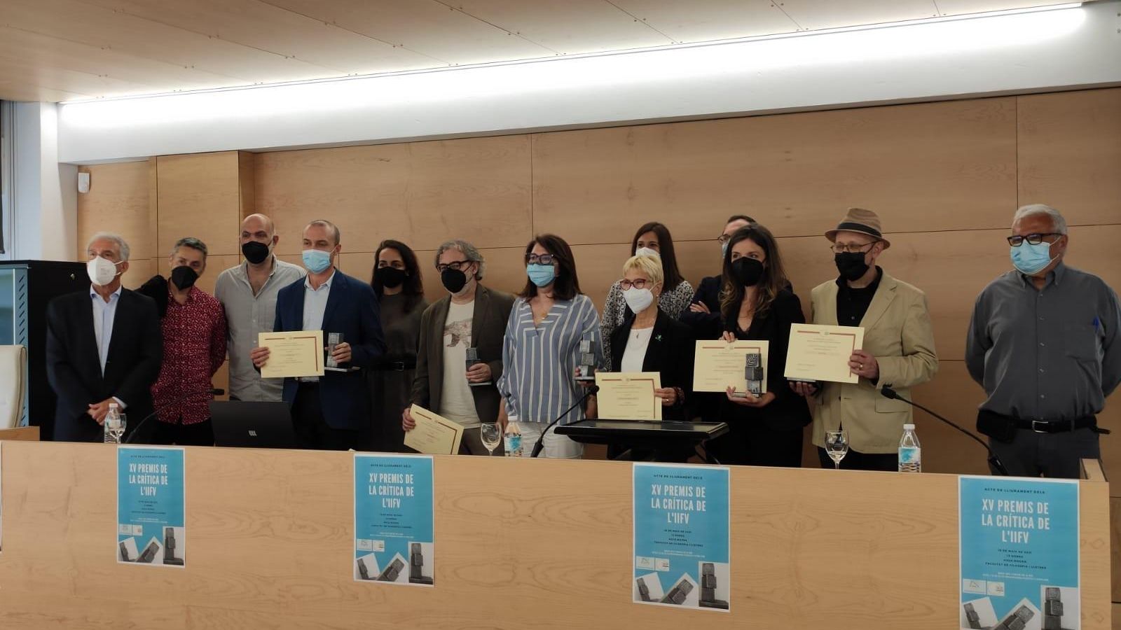 Lliurament del guardó celebrat a l’Aula Magna de la Facultat de Filologia i Lletres de la Universitat d’Alacant.