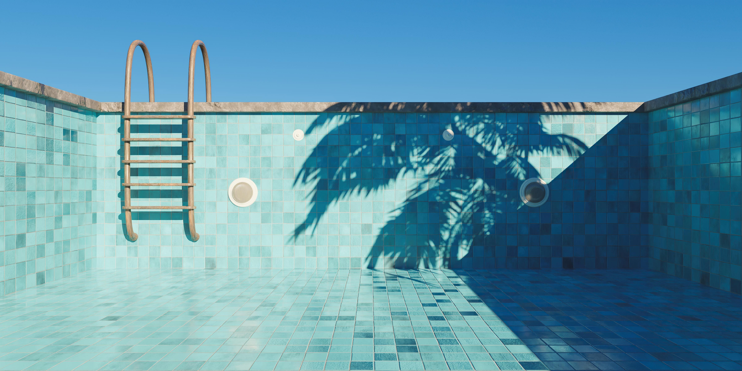 Imatge d'arxiu d'una piscina buida Imatge d'arxiu d'una piscina buida