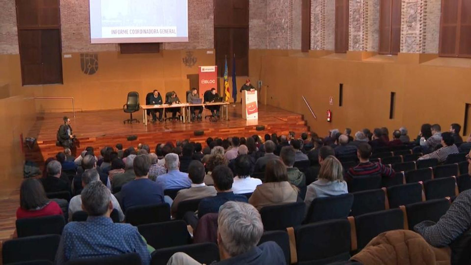Vista general del Consell Nacional del Bloc d'aquest dissabte