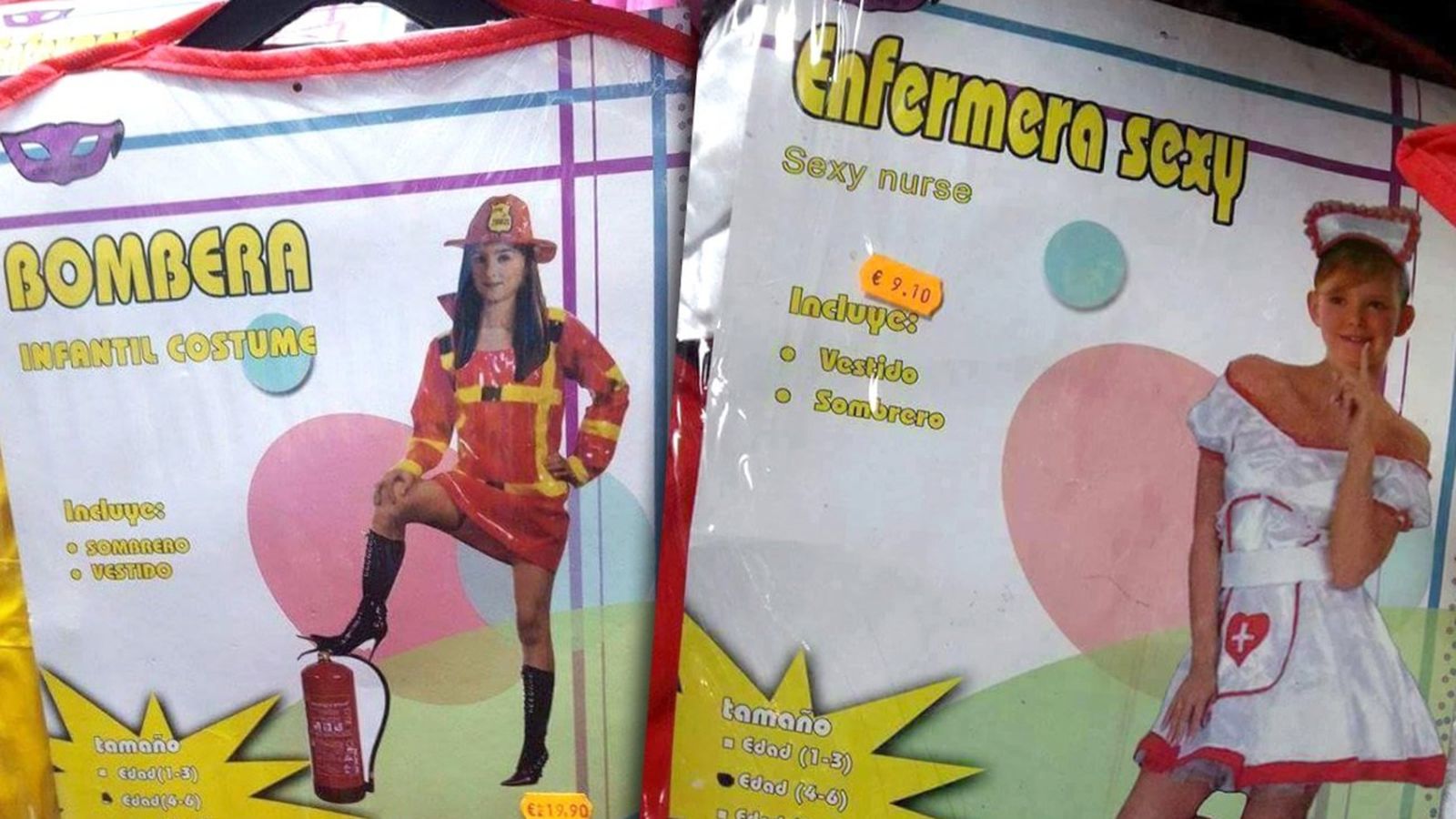 Satse denuncia que empreses de comerç electrònic venen disfresses que atempten contra la dignitat