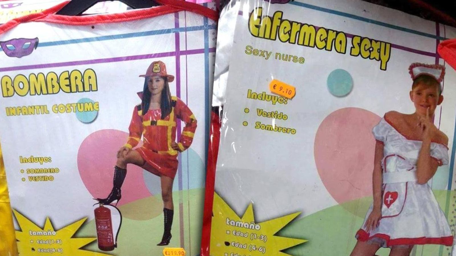 Satse denuncia que empreses de comerç electrònic venen disfresses que atempten contra la dignitat