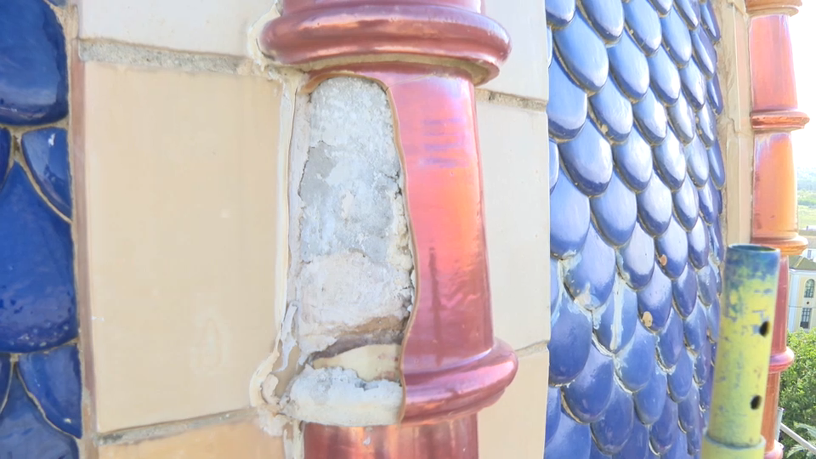 L'estructura es va clevillar fa onze mesos per les fortes pluges