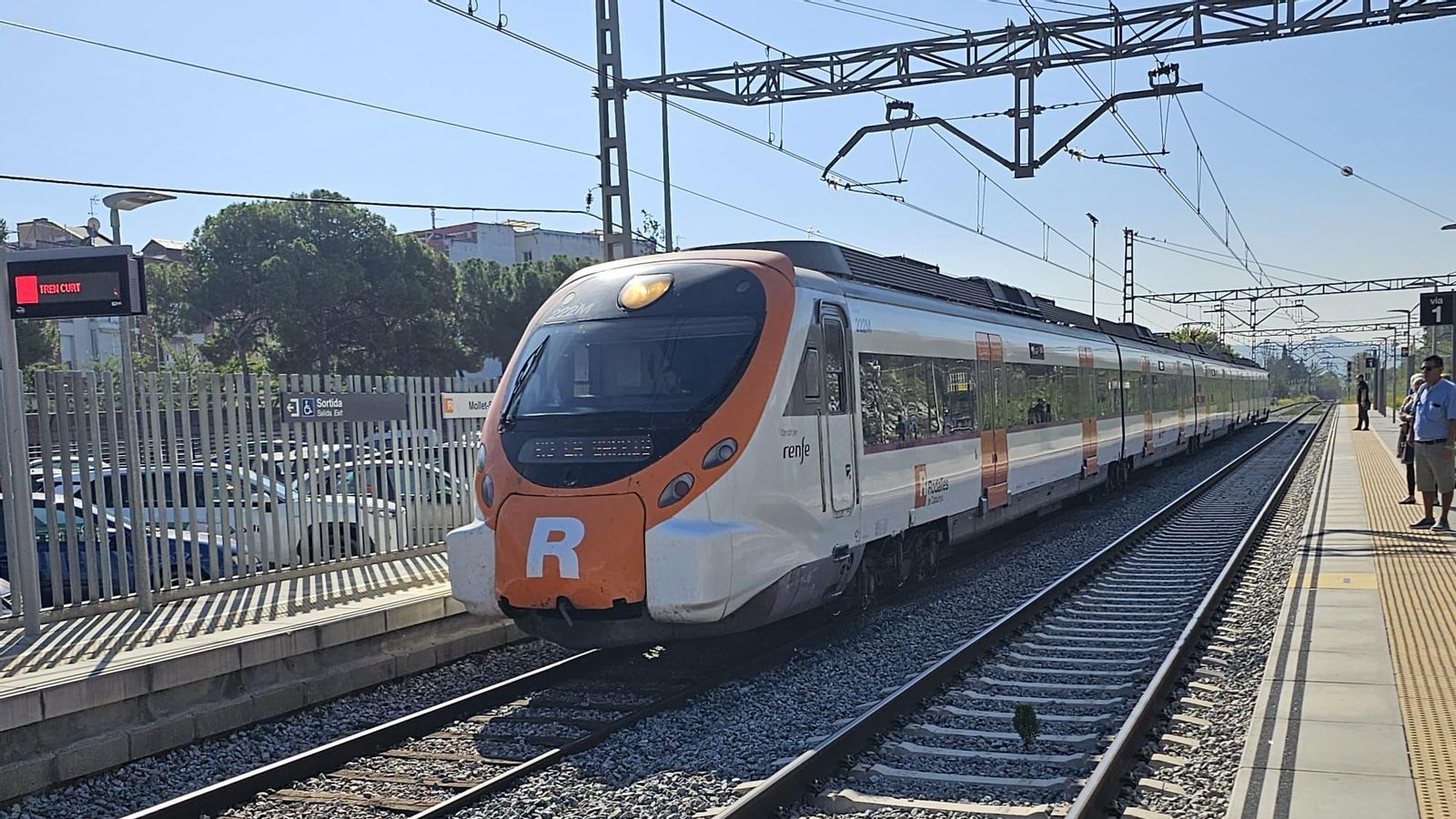 Un tren del servei de rodalies de Catalunya que, segons ha trascendit, gestionarà l'administració autonòmica catalana