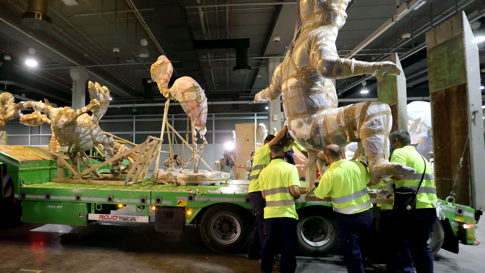 Imatge del trasllat de ninots