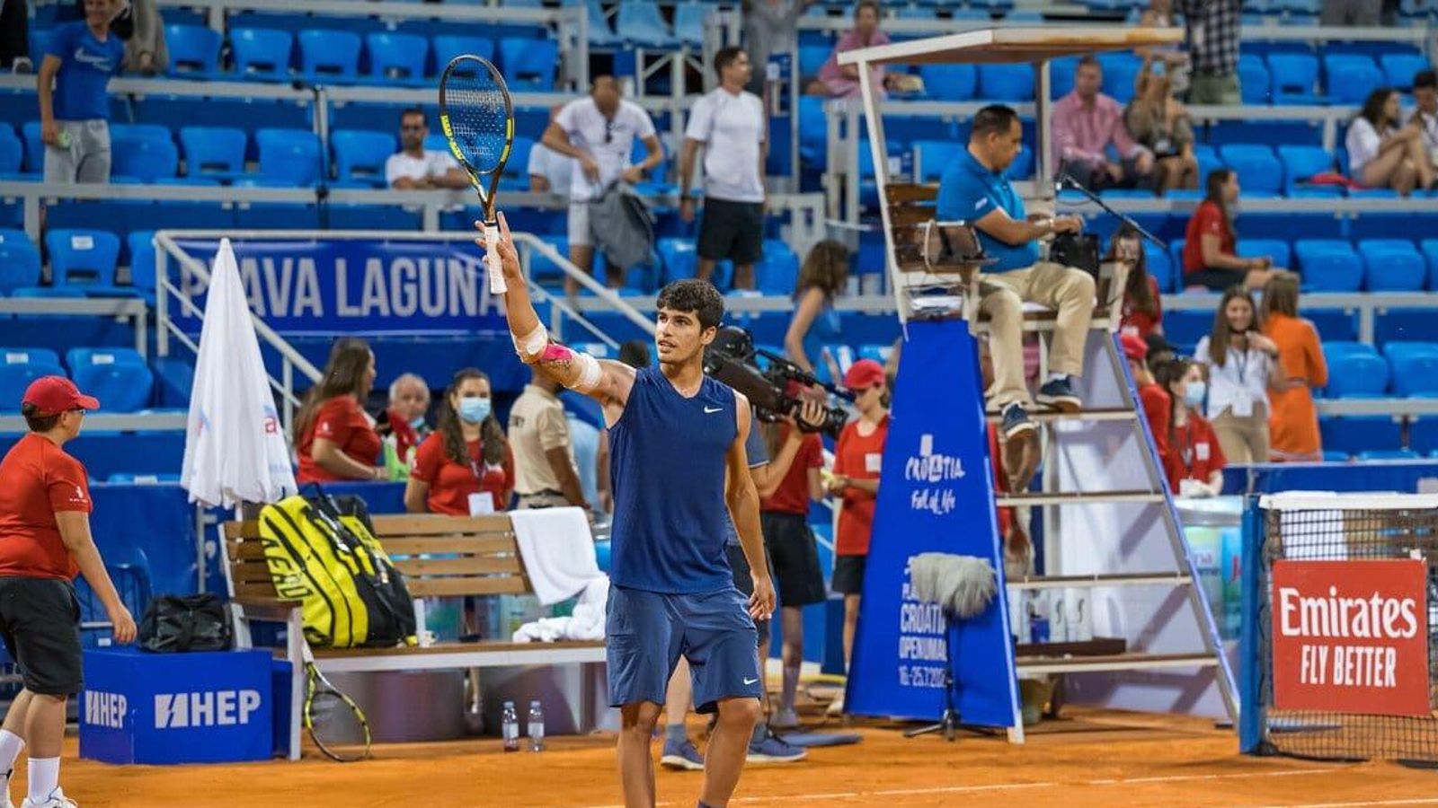 Carlos Alcaraz es gradua a Croàcia