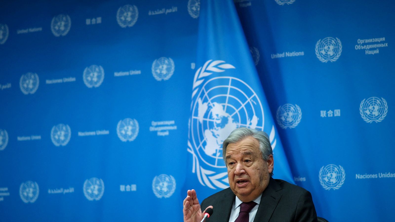 El secretari general de l'ONU, António Guterres