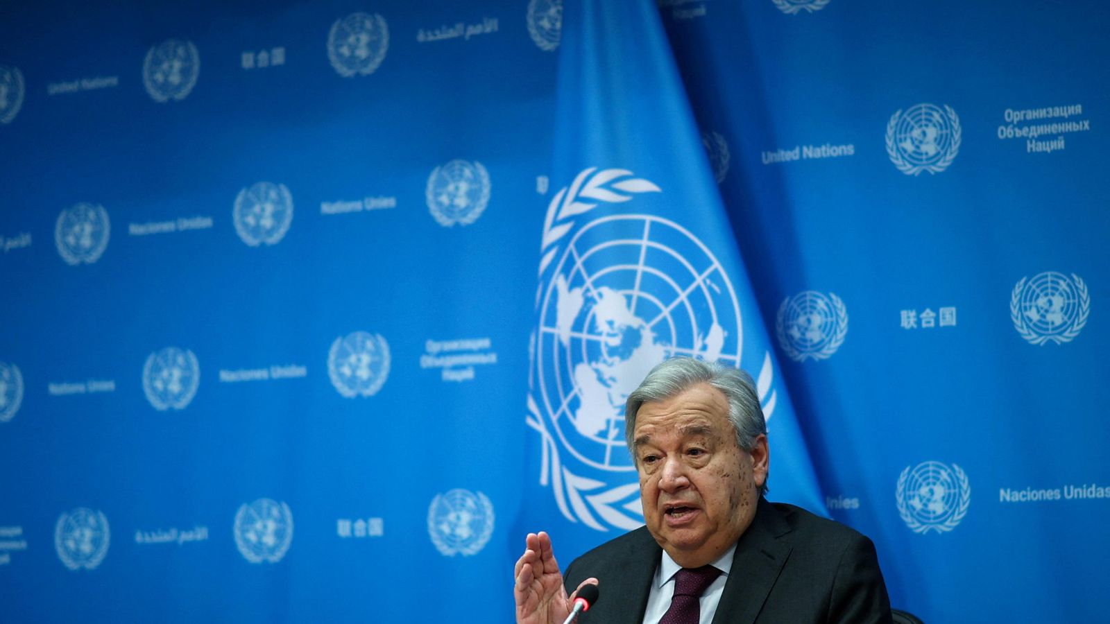 El secretari general de l'ONU, António Guterres