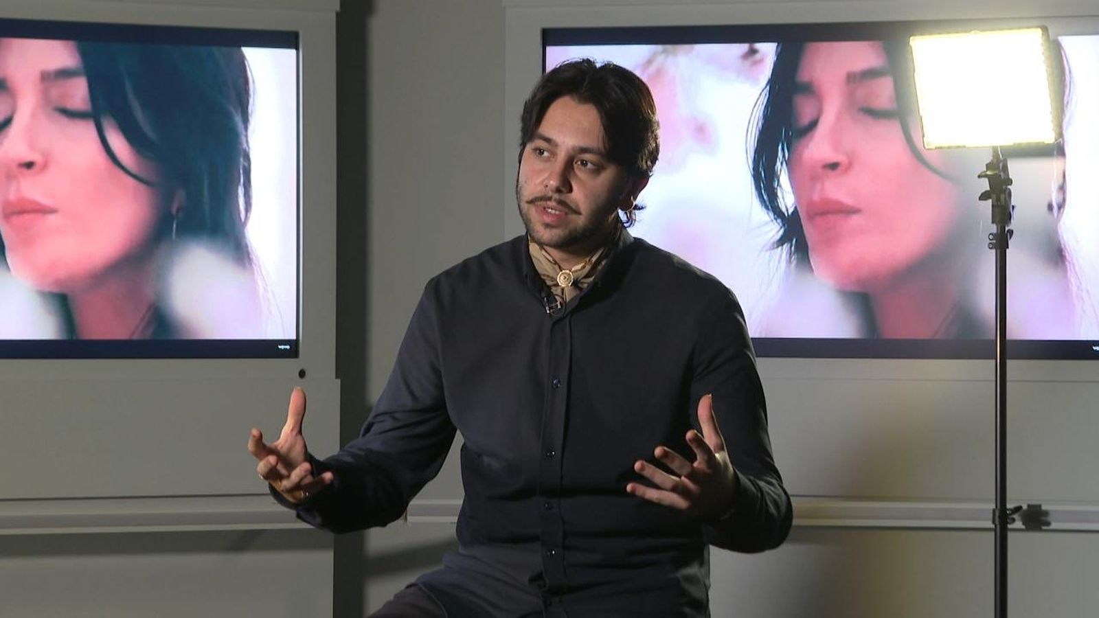 Yerai Cortés, en una entrevista