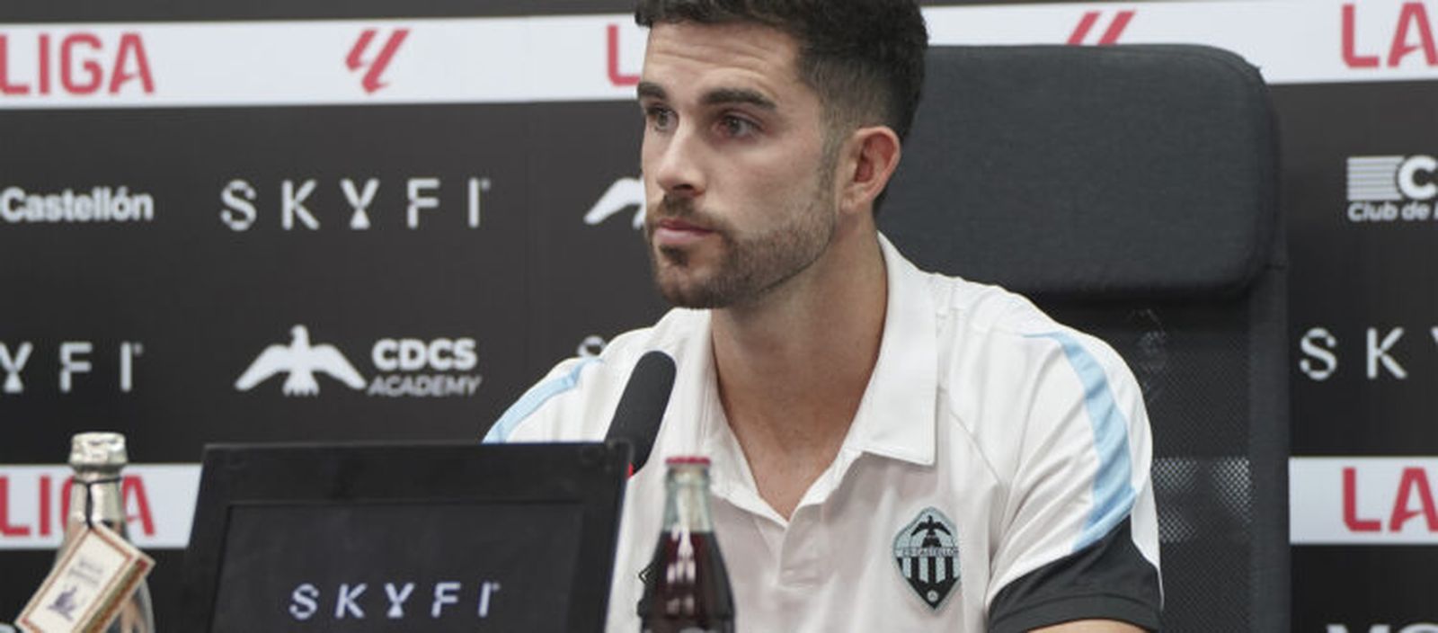 Diego Barri en la roda de premsa prèvia (20 agost)