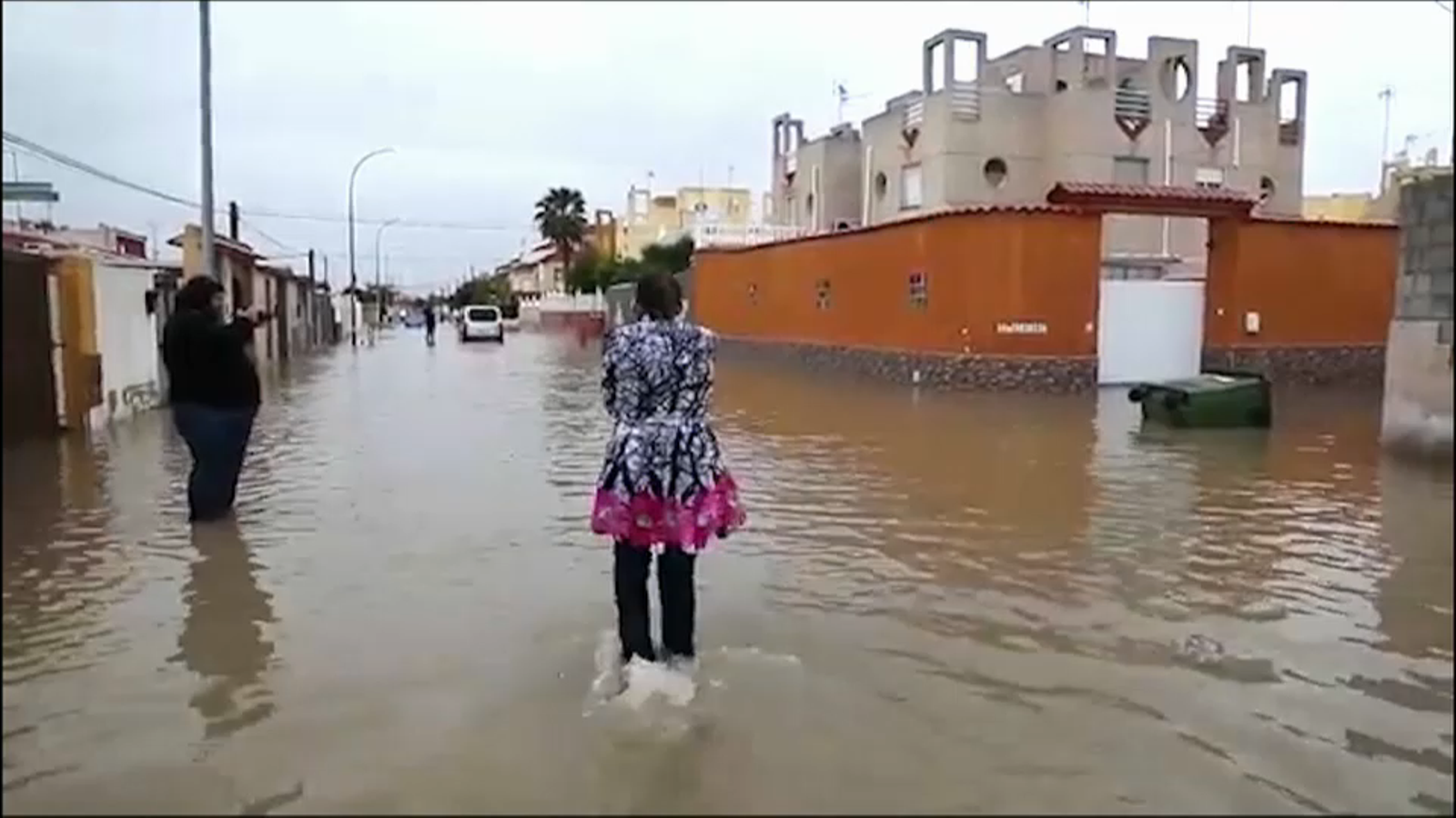 L'aigua ha negat algunes urbanitzacions de la costa de Dénia