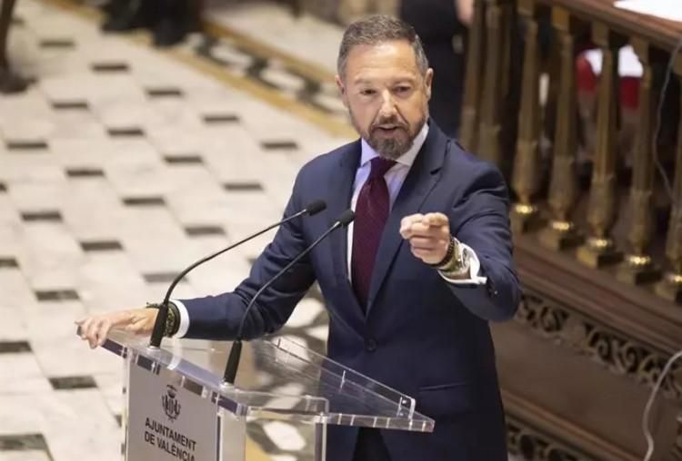El portaveu de Vox a l'Ajuntament de València, Juan Manuel Badenas, en una imatge d'arxiu