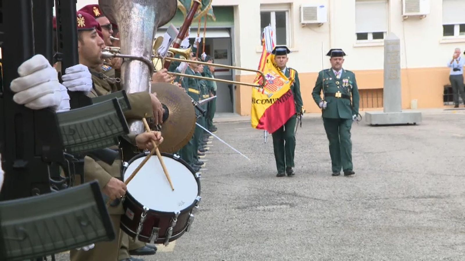 Celebració a la caserna de Cantarranas