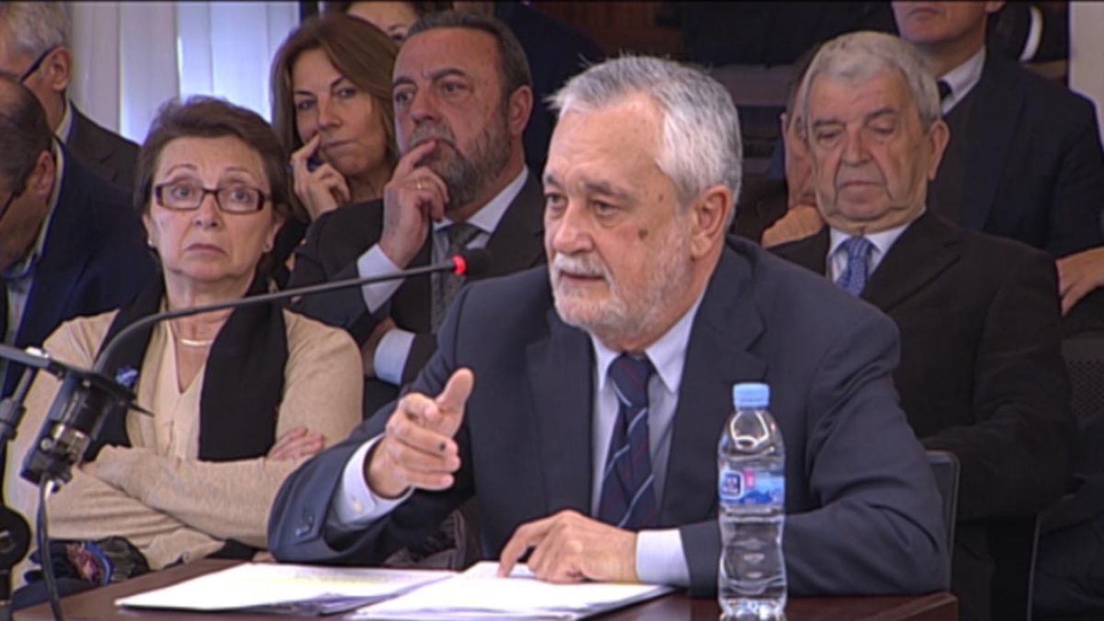 L'expresident de la Junta d'Andalusia, José Antonio Griñán, durant el juí