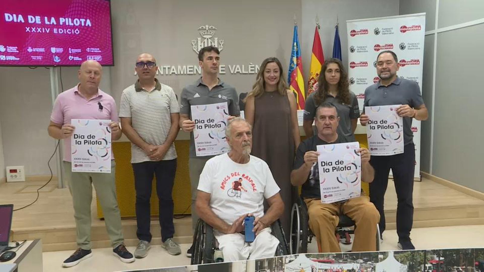 Imatge de la presentació del Dia de la Pilota