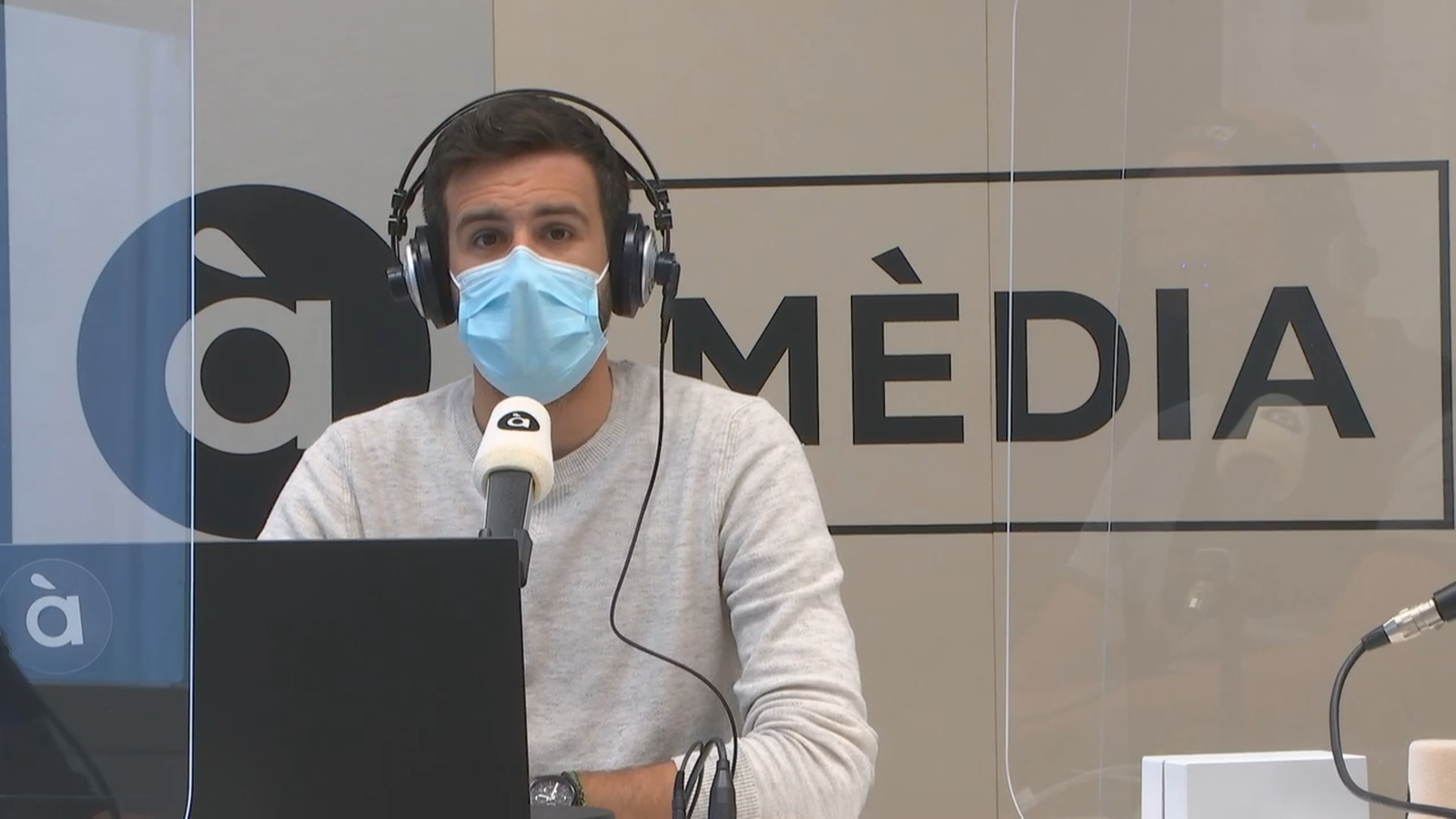Samuel Borja en la pròrroga d'Esports À Punt