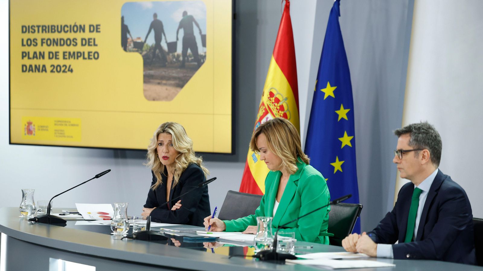 Roda de premsa posterior al Consell de Ministres