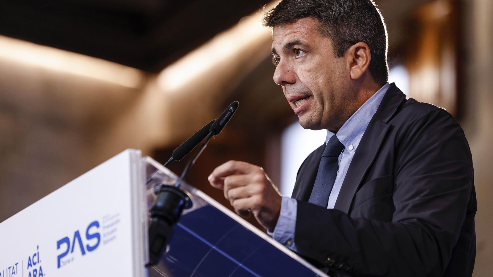 El president d ela generalitat, Carlos Mazón, en una imatge d'arxiu