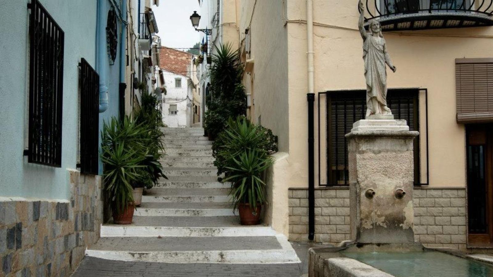 Un carrer de Vallada.