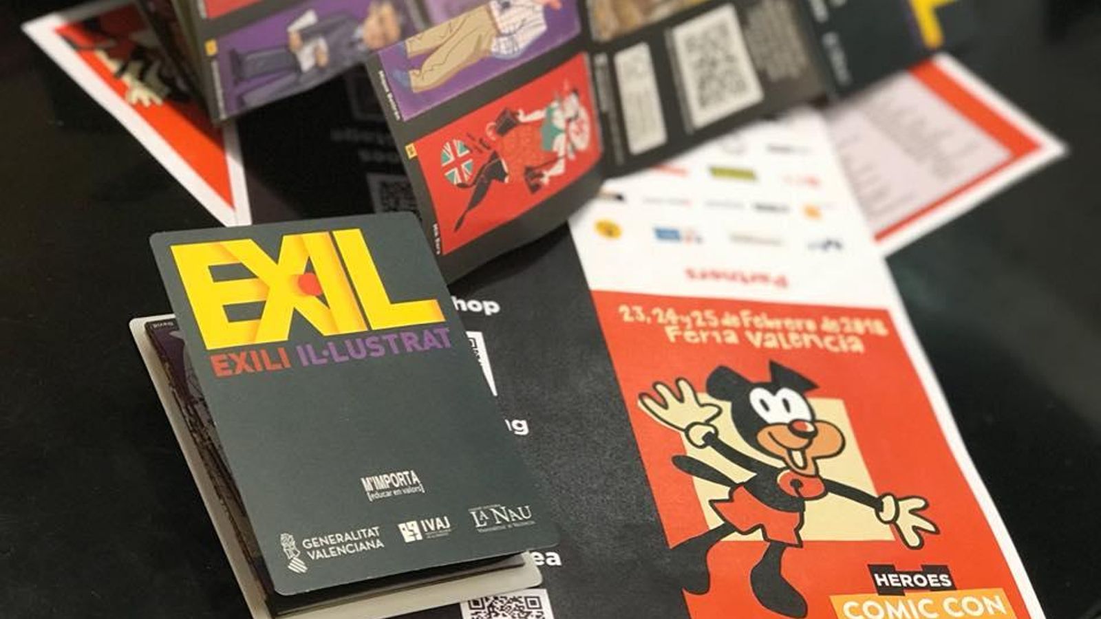 L\'exposició \'Exili Il·lustrat\' visitarà Xàtiva, València i la Pobla de Duc en gener