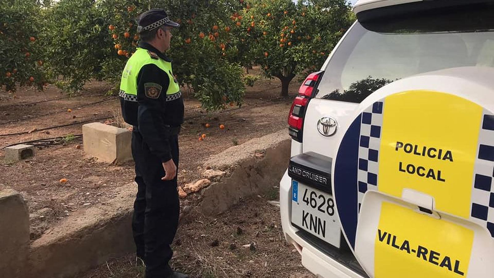 Un agent de la Policia Local de Vila-real, en una imatge d'arxiu