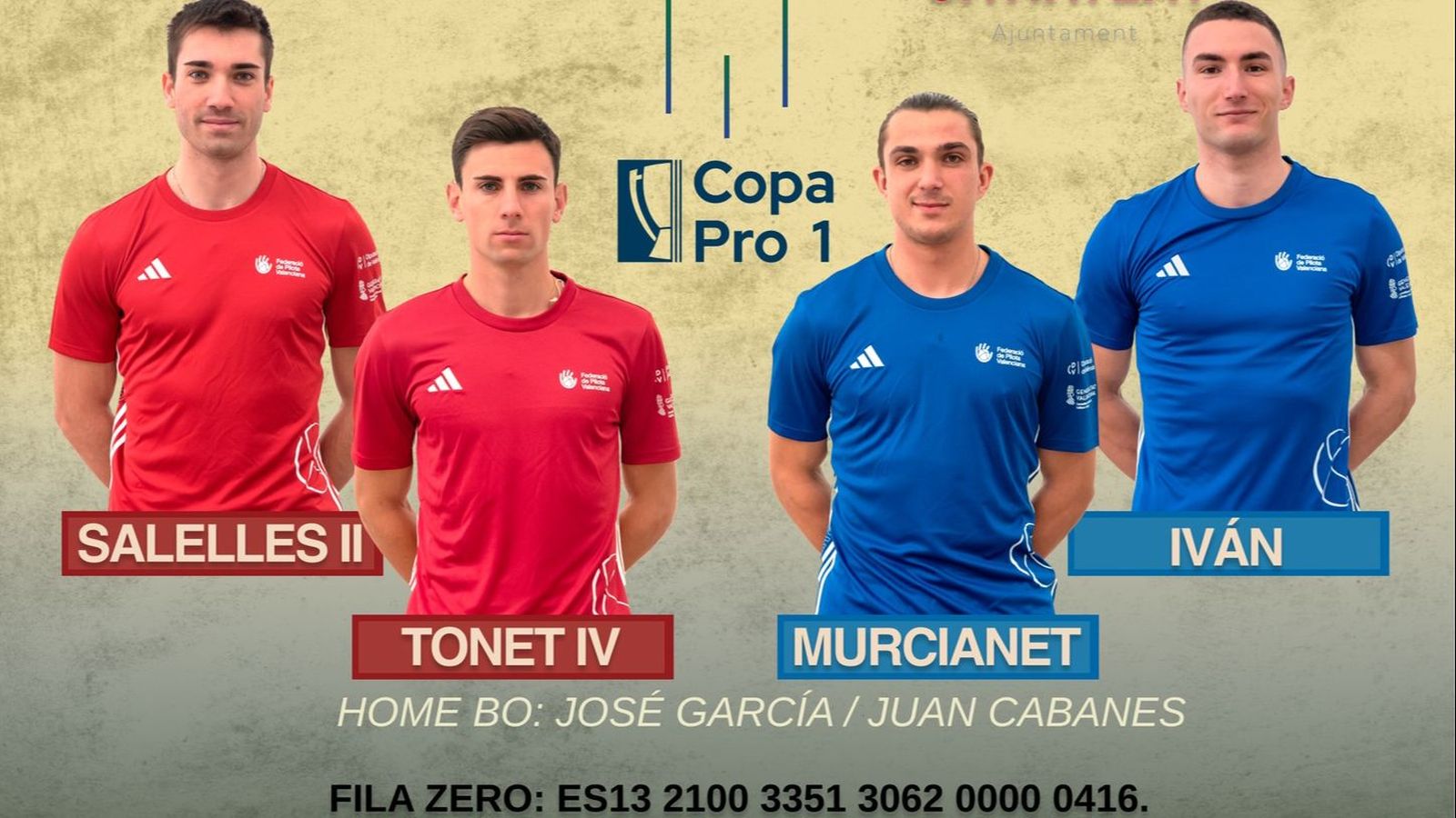 Cartell de la partida de dissabte