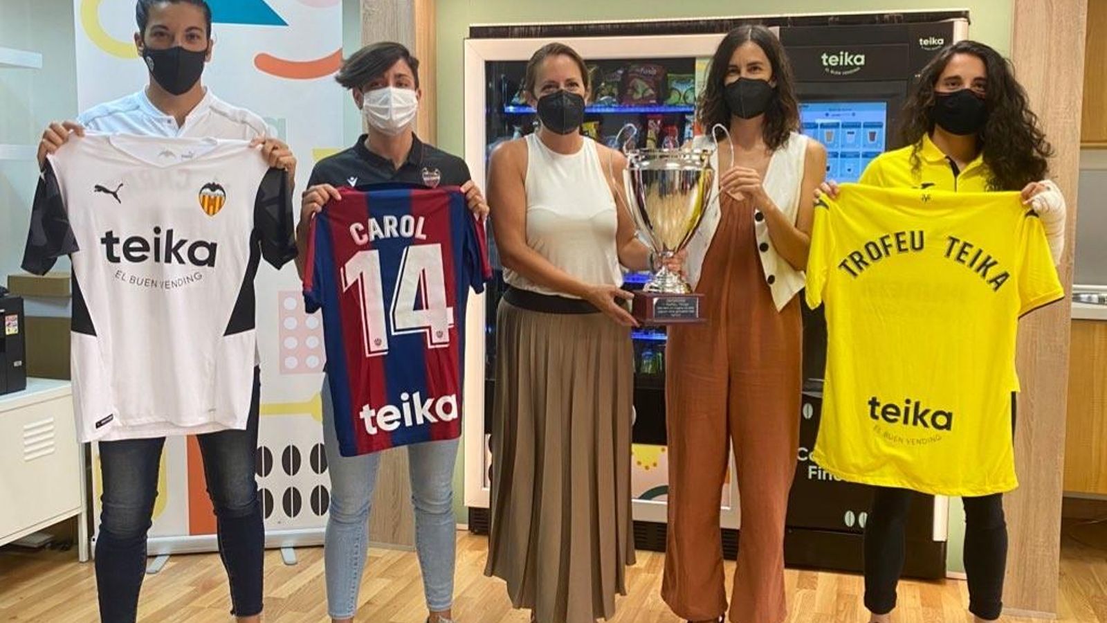 Instantània de la presentació del Trofeu Teika