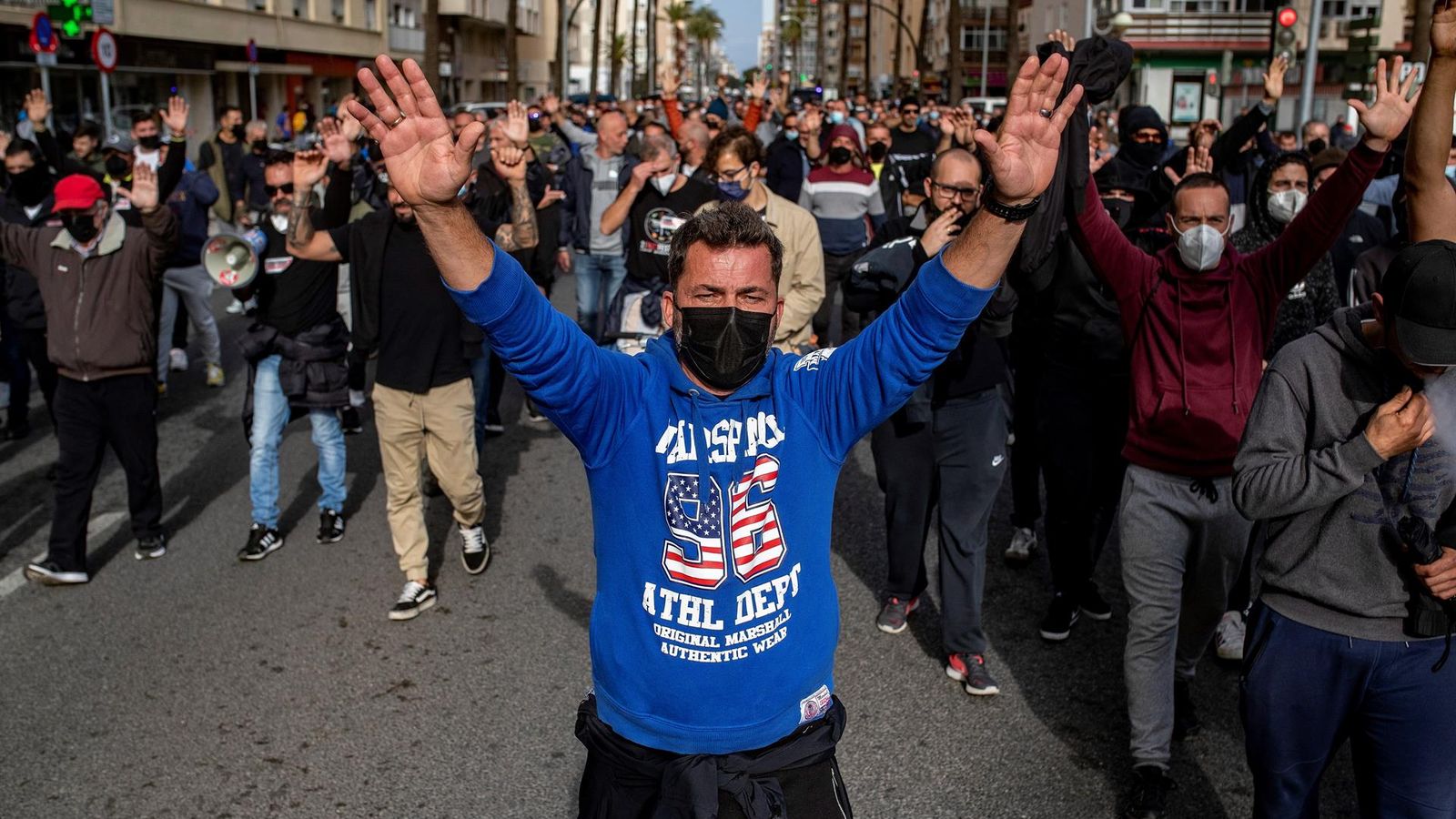 Imatge de la vaga del metall a Cadis