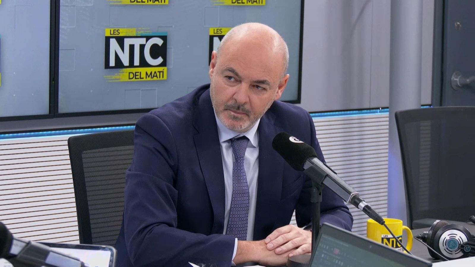 El secretari autonòmic d'Hisenda, Eusebio Monzó, a Les Notícies del Matí