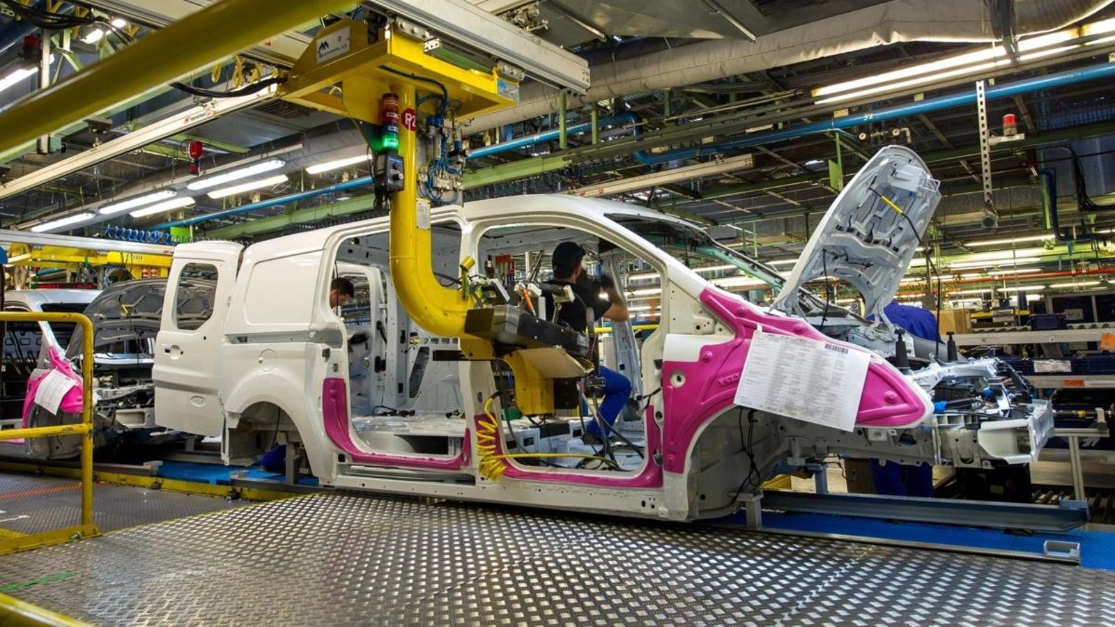 La planta de Ford a Almussafes, en una imatge d'arxiu