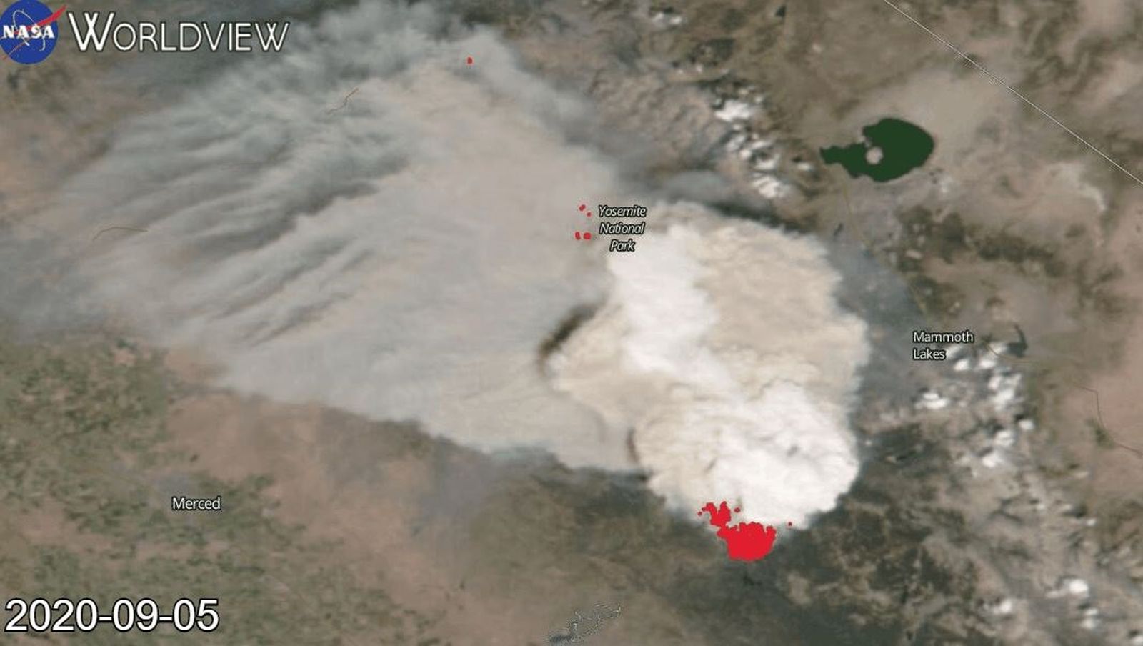 Un dels pirocúmuls més grans mai registrat es va produir al setembre de 2020, en l'incendi de Creek, a Califòrnia (els EUA)