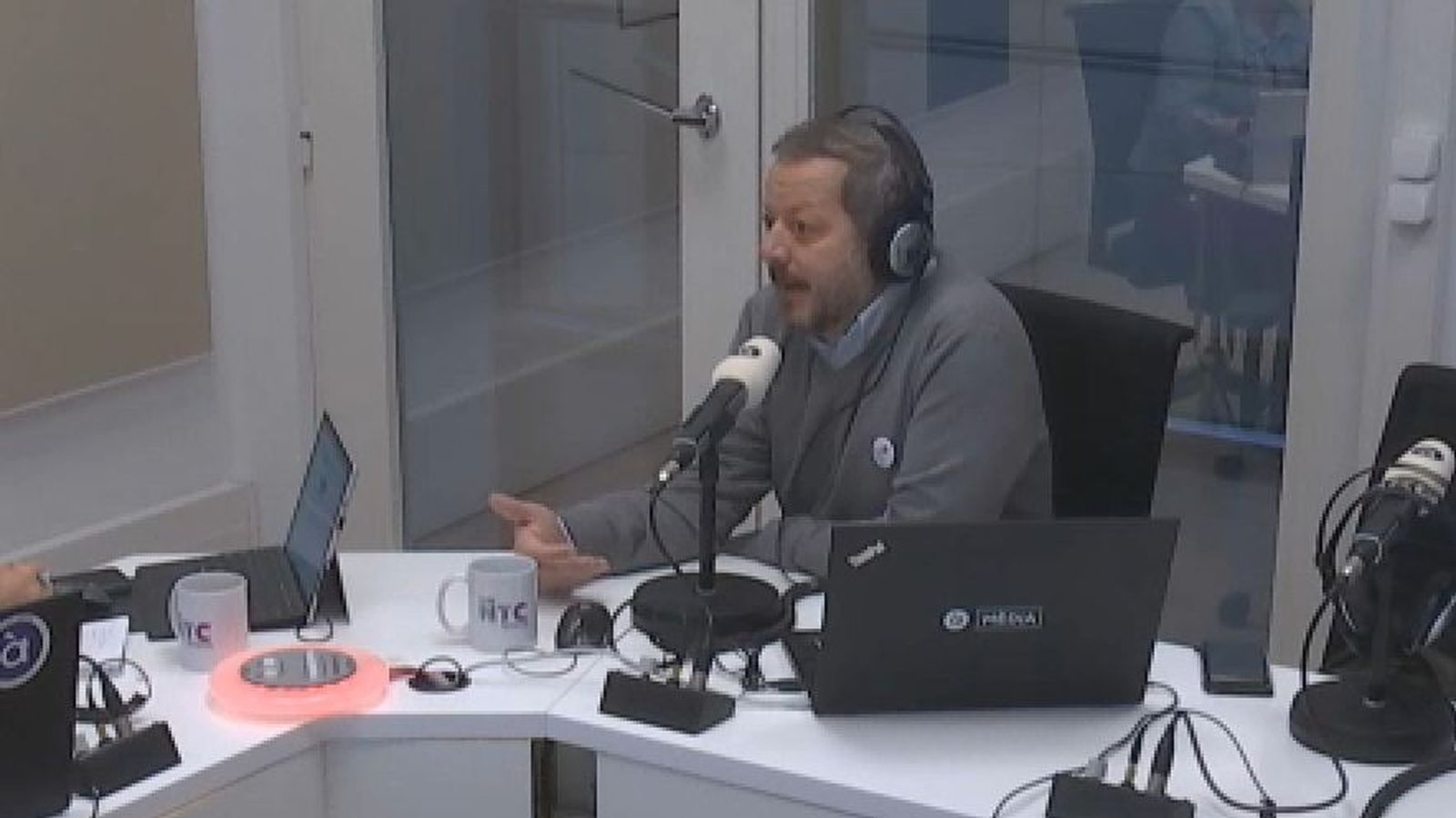 Rodrigo Hernández durant la seua intervenció en 'Les notícies del matí' este dimarts