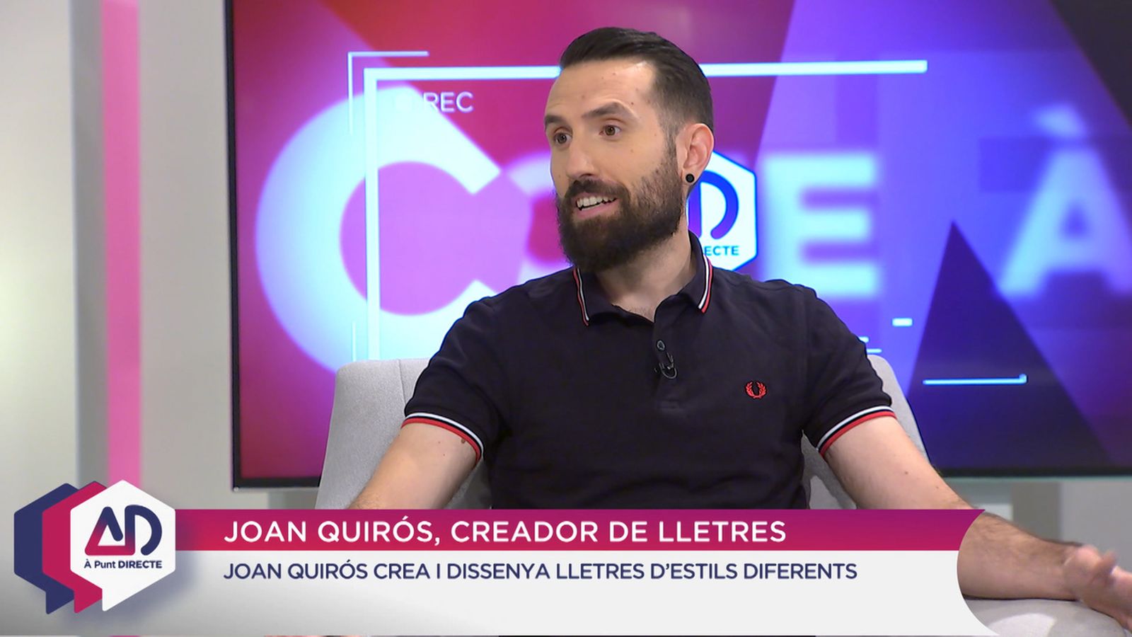 Joan Quirós, creador de lletres