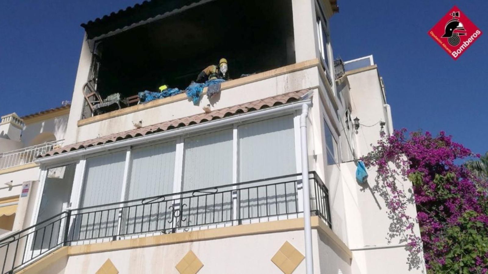 Habitatge en què s'ha produït l'explosió