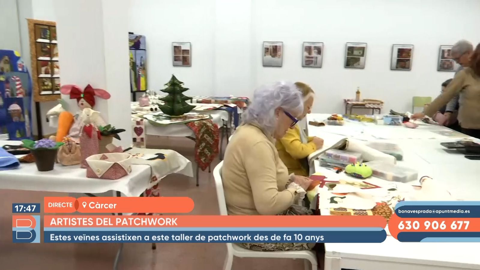 15.12.2022 | Artistes del patchwork a Càrcer
