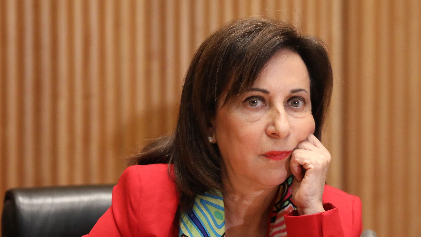 La ministra de defensa, aquest dimecres al Congrés