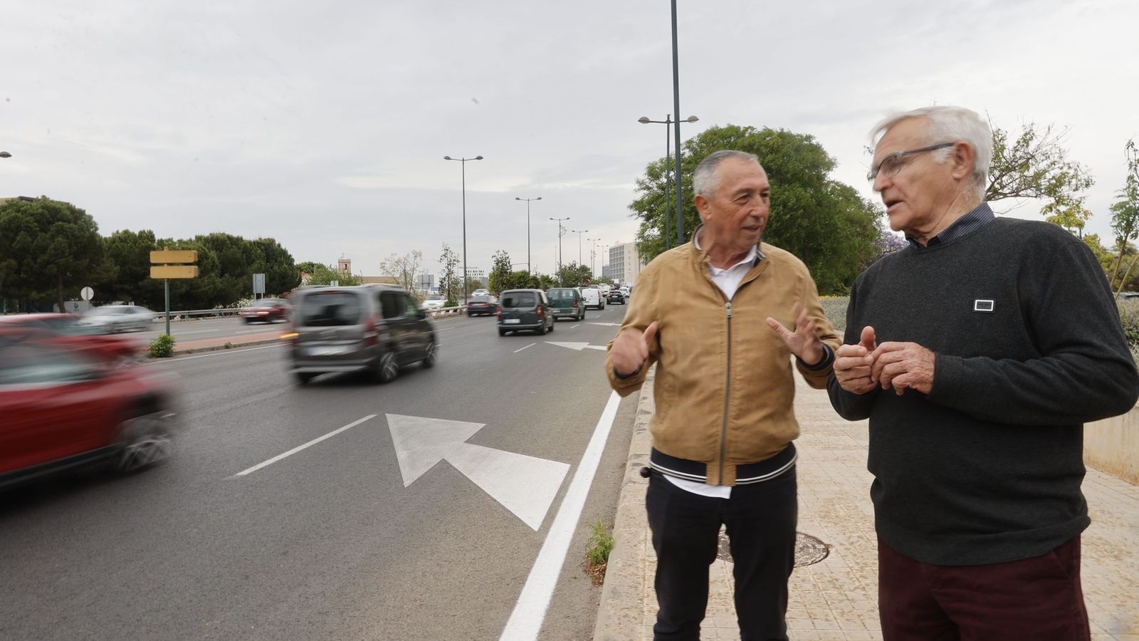 Baldoví i Ribó en la presentació de la iniciativa de mobilitat