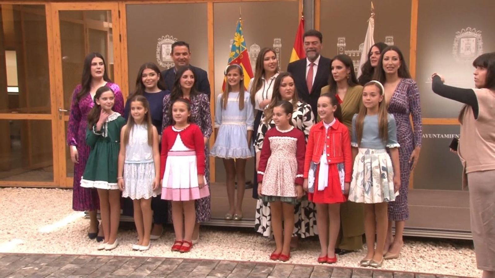 Les belleses del foc d'Alacant, a l'Ajuntament