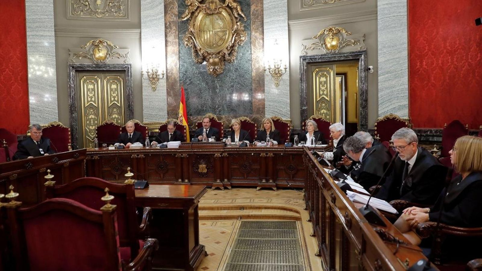 El Suprem celebra una vista pública per a deliberar els recursos contra la sentència per als cinc membres de La Manada