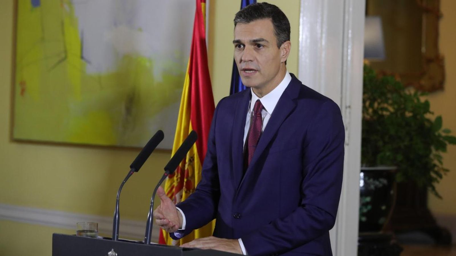 El president del govern espanyol, Pedro Sánchez