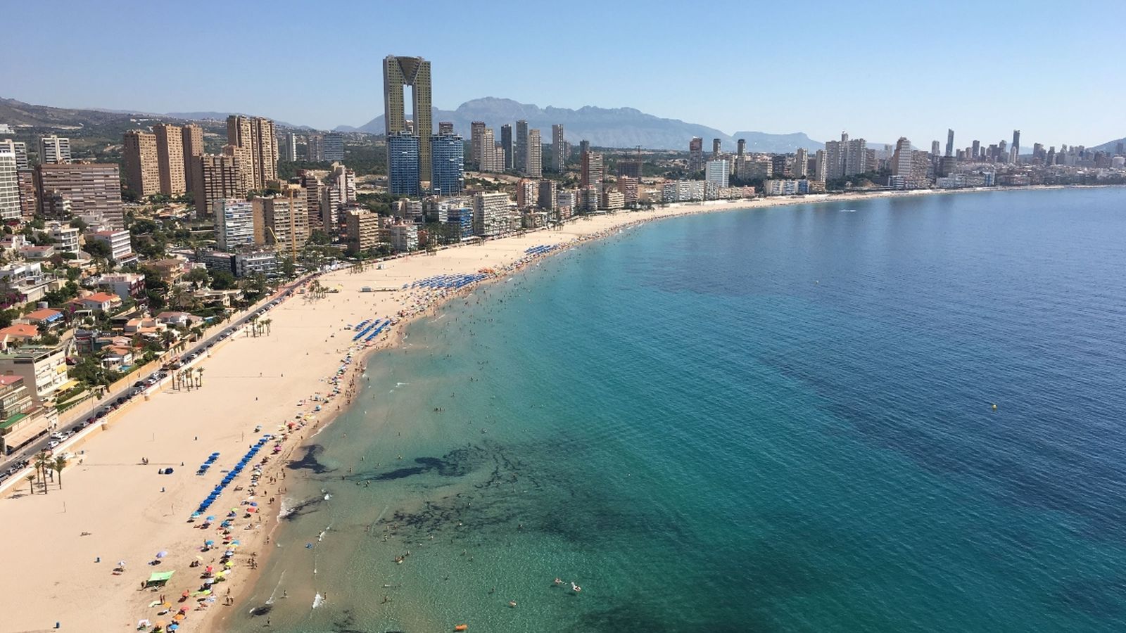 Benidorm, en una imatge d’arxiu