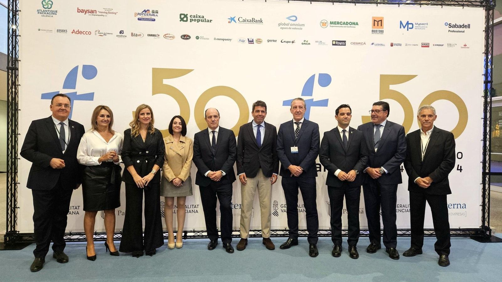 Celebració del 50 aniversari del Parc Empresarial Fuente del Jarro a Paterna