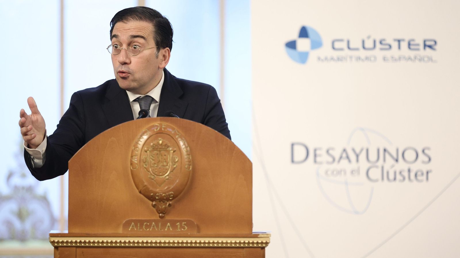 El ministre d'Afers Estrangers, Unió Europea i Cooperació, José Manuel Albares El ministre d'Afers exteriors, Unió Europea i Cooperació, José Manuel Albares