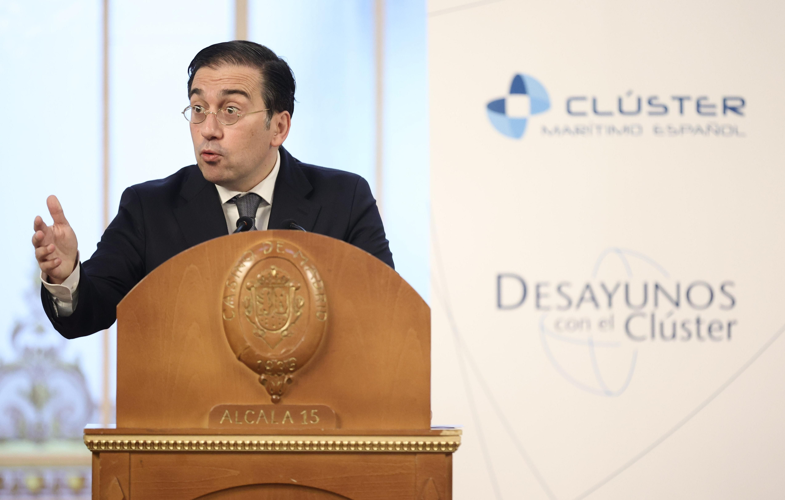 El ministre d'Afers Estrangers, Unió Europea i Cooperació, José Manuel Albares El ministre d'Afers exteriors, Unió Europea i Cooperació, José Manuel Albares