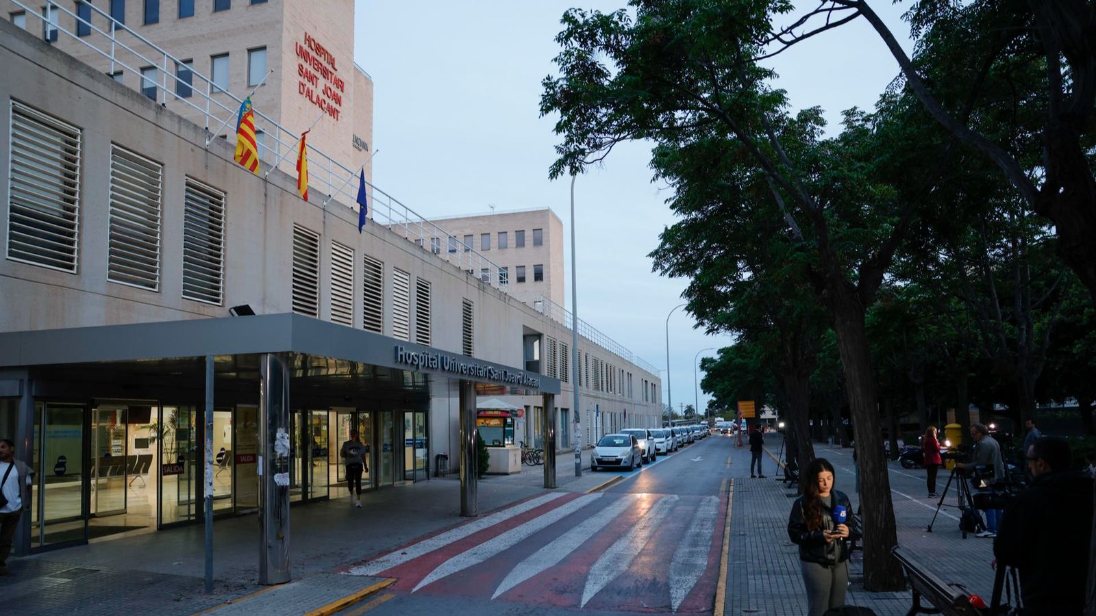Imatge exterior de l'Hospital de Sant Joan d'Alacant, on està ingressada la pacient sospitosa d'hantavirus
