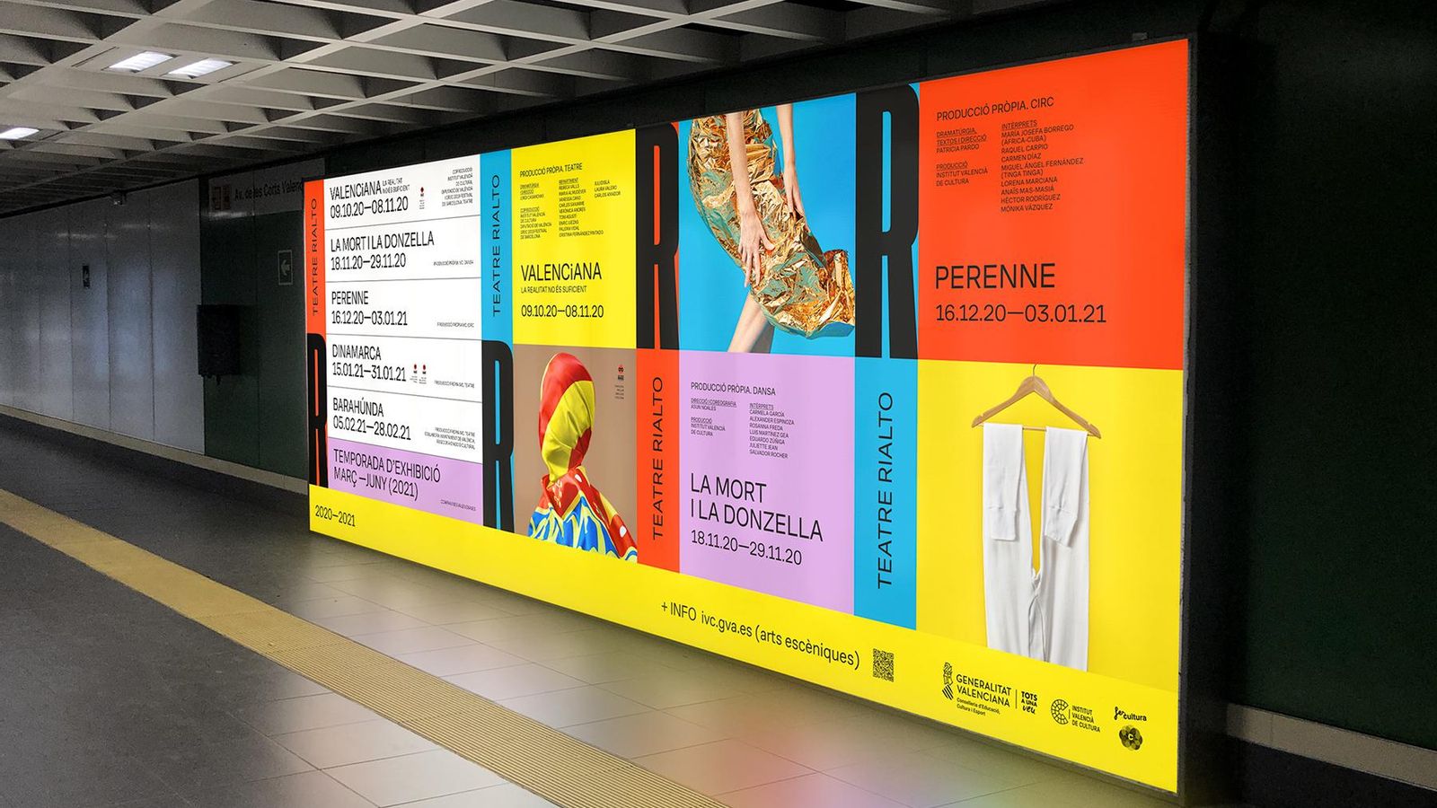 Un dels treballs anteriors de Democràcia® per al Teatre Rialto