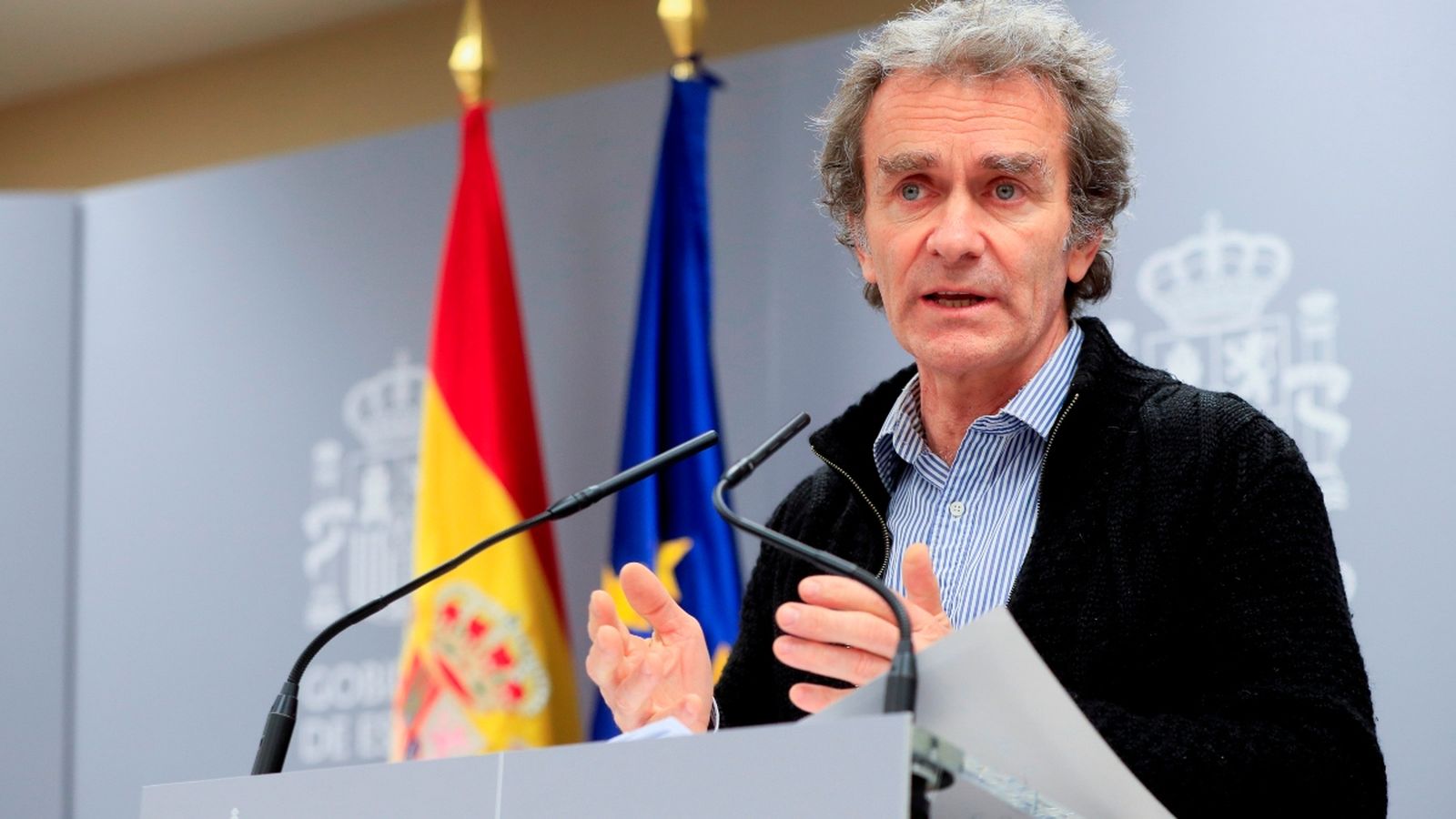 El director del Centre de Coordinació d'Alertes i Emergències Sanitàries del Ministeri de Sanitat, Fernando Simón, aquest dilluns